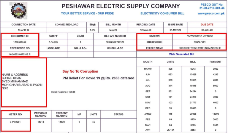 PESCO Bill Online By Reference Number or Consumer ID - PESCO Online ...